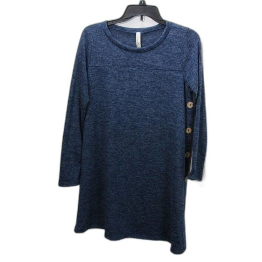 Beeuniq long sleeve tunic Blue MED